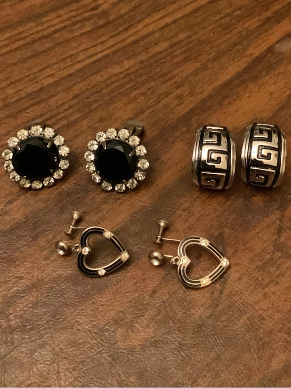 Clip and screw back Earrings